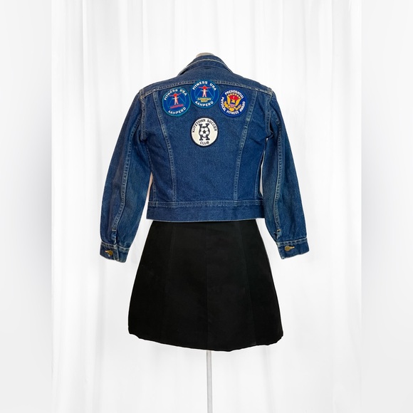 Vintage 80s Patched Lee Jean Jacket - Picture 12 of 12